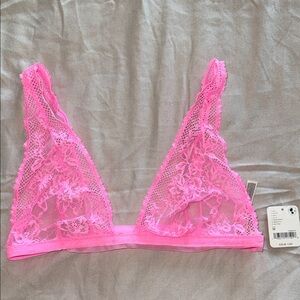 Free People hot pink bralette